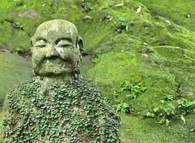 Une des cinq cents statues de l'Unganzen-ji