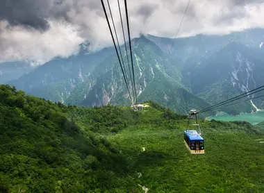 Le téléphérique de Tateyama