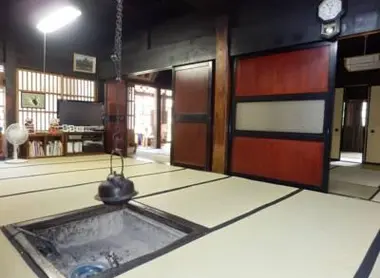 El interior de un minshuku. El interior de un minshuku.