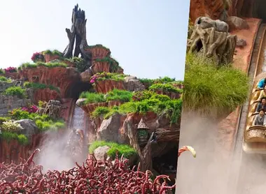 L'attraction Splash Mountain à Tokyo Disneyland