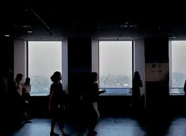 Les vitres d'observation de la tour Sunshine 60