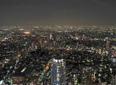 Vue sur Tokyo depuis la tour Sunshine 60