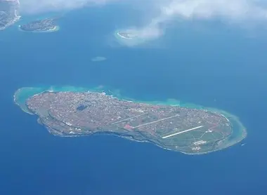 Ie-jima vue du ciel