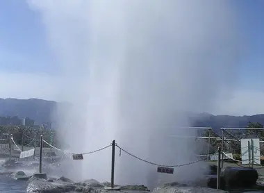 Comme à Beppu, l'activité volcanique est très importante près du lac Suwa
