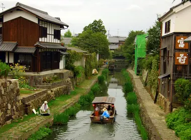 Les balades sur les canaux d'Omihachiman