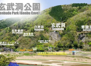 Plan des grottes de Genbudo