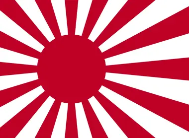 Le drapeau au disque solaire rayonnant est encore aujourd'hui le symbole des forces armées japonaises et rappelle pour beaucoup le Japon de la Seconde Guerre mondiale