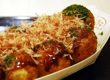 Eine Schale Takoyaki Eine Schale Takoyaki