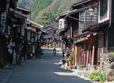 Une des charmantes petites rues de Narai Juku Une des charmantes petites rues de Narai Juku