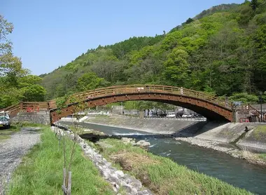 Le pont en bois de Narai Juku Le pont en bois de Narai Juku