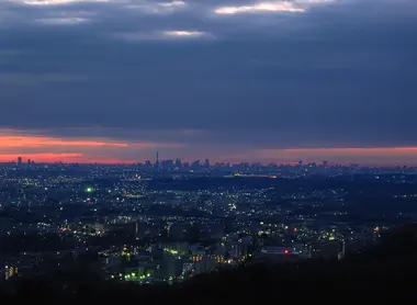 On clear days the summit of Mount Takao offers stunning views of Tokyo and Mount Fuji