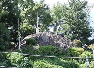 Le sommet du Fujizuka du Shinagawa-jinja