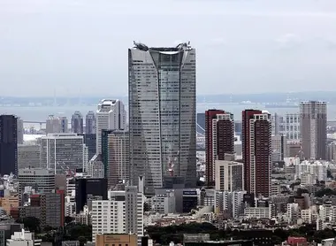 Vue sur la Roppongi Hills Mori Tower Vue sur la Roppongi Hills Mori Tower
