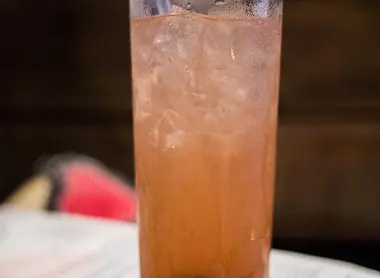 A cocktail based with Umeshu and Ginger