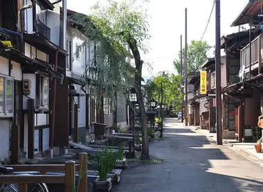 Une des ruelles typiques d'Hida Furukawa.