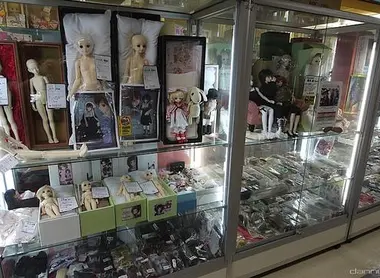 Une vitrine de Nakano Broadway. Une vitrine de Nakano Broadway.