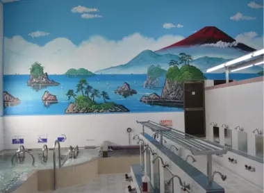 L'intérieur du Matsu no Yu.