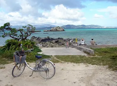 One of the Taketomi beaches. One of the Taketomi beaches.