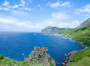 La côte de l'île Rebun La côte de l'île Rebun