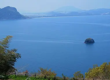 La vue depuis Nokonoshima. La vue depuis Nokonoshima.
