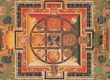 Un mandala extrait de l'exposition "The Universe and the Art" Un mandala extrait de l'exposition "The Universe and the Art"