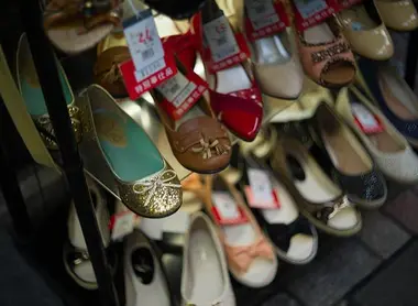 Boutique de chaussures au Japon