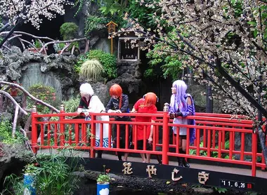 Cosplay au parc Hanayashiki