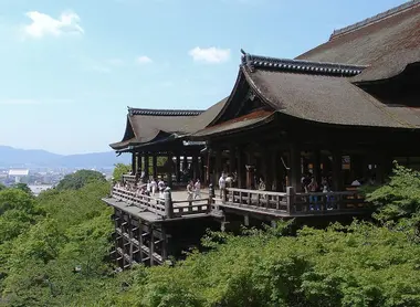 Le Kiyomizu-dera de Kyoto a servi de lieu de tournage du film Wasabi