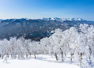 The Daisetsuzan national park in winter The Daisetsuzan national park in winter