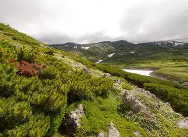 Le Mont Kuro, l'un des sommets du Parc Daisetsuzan Le Mont Kuro, l'un des sommets du Parc Daisetsuzan