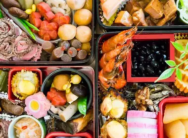 Chaque ingrédient d'osechi-ryôri exprime un symbole (fécondité, longévité, etc.)