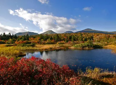 Le mont Hakkôda en automne