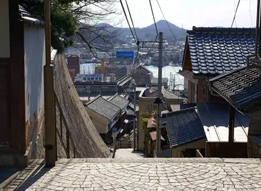 Escaliers et ruelles du port d'Onomichi