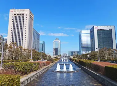 La ville de Chiba et le quartier de Makuhari La ville de Chiba et le quartier de Makuhari