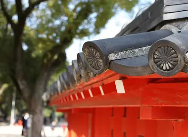 Détails du sanctuaire Hakozaki-gû de Fukuoka