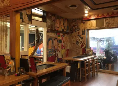 Le restaurant Sakura Tei propose de déguster un okonomiyaki à préparer soi-même