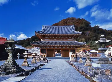 L'entrée du temple Bodai-ji
