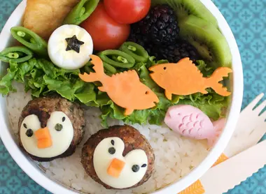 Les personnages kawaï s'invitent dans votre boite à bento
