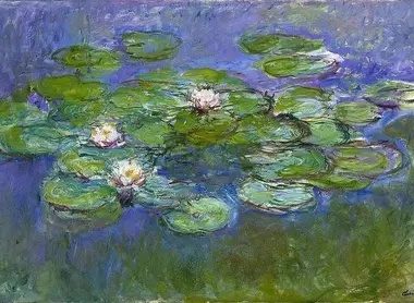 Peinture de Claude Monet, série Les Nymphéas (1914-1926) Peinture de Claude Monet, série Les Nymphéas (1914-1926)