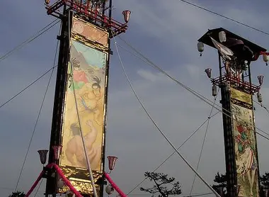 Les lanternes d'un Kiriko Matsuri