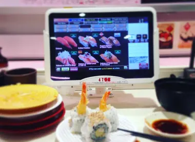 Une tablette électronique pour commander vos sushis