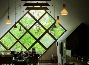 Le 1er étage de la fromagerie de Furano, à Hokkaido