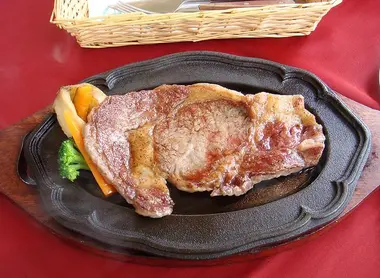 Steak de boeuf de Biei, Hokkaido Steak de boeuf de Biei, Hokkaido