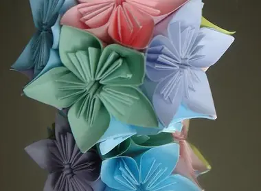 Origami de fleurs de cerisiers Origami de fleurs de cerisiers