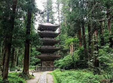 Haguro, montagne sacrée du Shugendo dans la préfecture de Yamagata