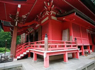 Le sanctuaire Sanji gôsaiden sur le mont Haguro, Yamagata Le sanctuaire Sanji gôsaiden sur le mont Haguro, Yamagata