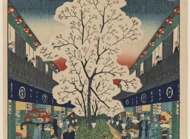 The Yoshiwara. Pleasure district in Edo.