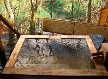 Onsen extérieur à Kinugawa onsen Onsen extérieur à Kinugawa onsen