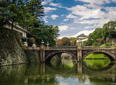 Les douves et le parc du palais impérial de Tokyo