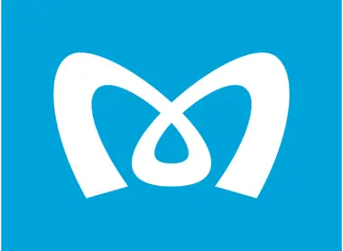 Le logo de Tokyo Metro, l'une des deux compagnies opérant le métro tokyoïte